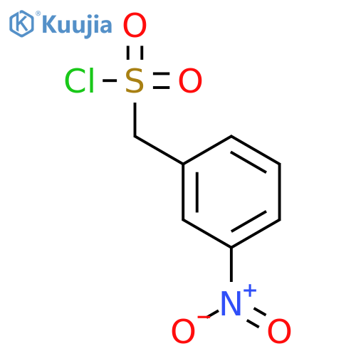 3-Nitrobenzenemethanesulfonyl chloride structure