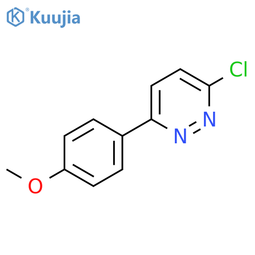 3-chloro-6-(4-methoxyphenyl)pyridazine structure