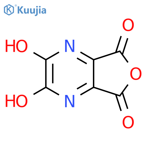 2,3-Dihydroxyfuro[3,4-b]pyrazine-5,7-dione structure