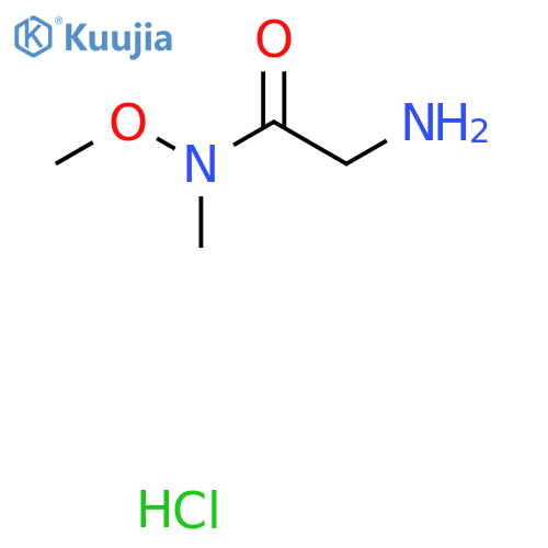 2-Amino-N-methoxy-N-methylacetamide;hydrochloride structure