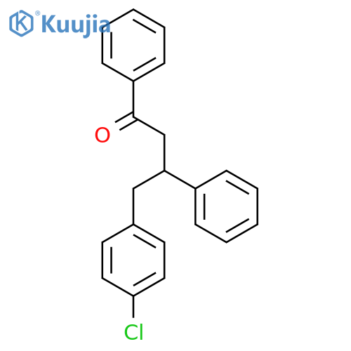 1-Butanone, 4-(4-chlorophenyl)-1,3-diphenyl-, (-)- structure