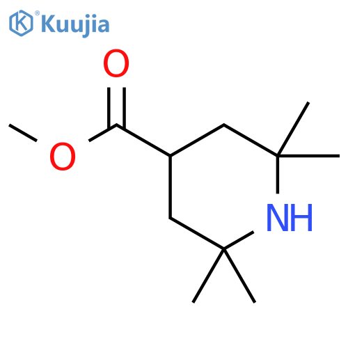 4-Piperidinecarboxylicacid, 2,2,6,6-tetramethyl-, methyl ester structure