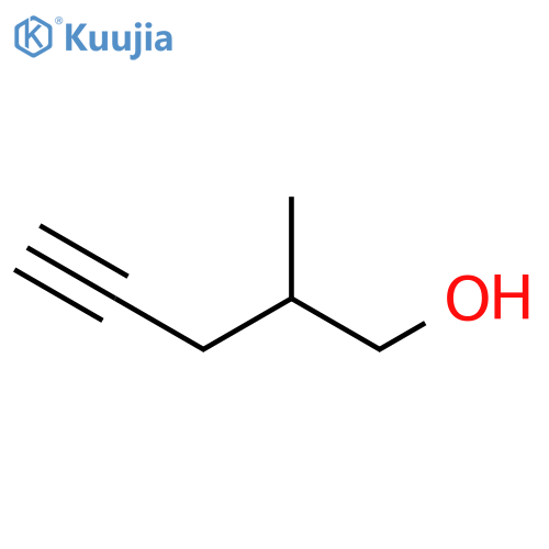 2-methylpent-4-yn-1-ol structure