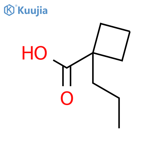 1-propylcyclobutane-1-carboxylic acid structure