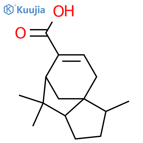 3-Cedren-15-ol; (2α,6α,7β,10β)-form, 15-Carboxylic acid structure
