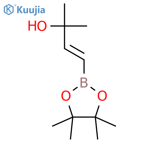 (E)-2-Methyl-4-(4,4,5,5-tetramethyl-1,3,2-dioxaborolan-2-yl)but-3-en-2-ol structure