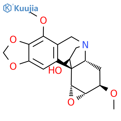 Crinan-11-ol, 1,2-epoxy-3,7-dimethoxy-,(1.β.,2.β.,3.α.,11r)- structure