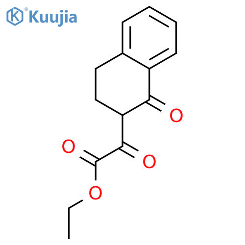 ethyl 2-oxo-2-(1-oxo-1,2,3,4-tetrahydro-naphthalen-2-yl)acetate structure