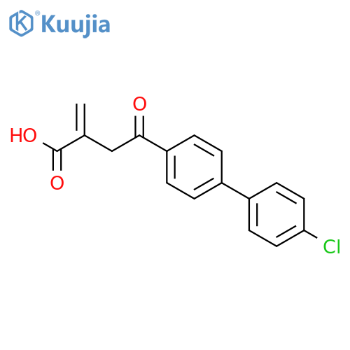 2-2-(4’-Chloro-biphenyl-4-yl)-2-oxo-ethylacrylic Acid structure