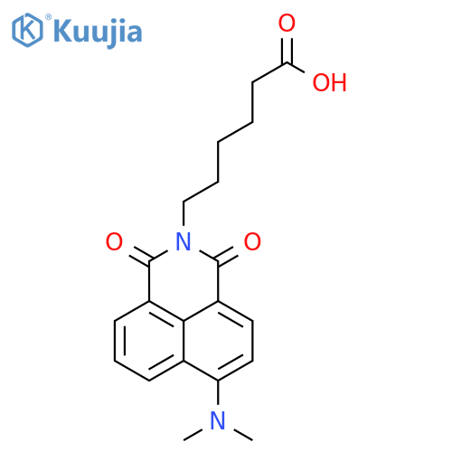 6-(6-(Dimethylamino)-1,3-dioxo-1H-benzo[de]isoquinolin-2(3H)-yl)hexanoic acid structure