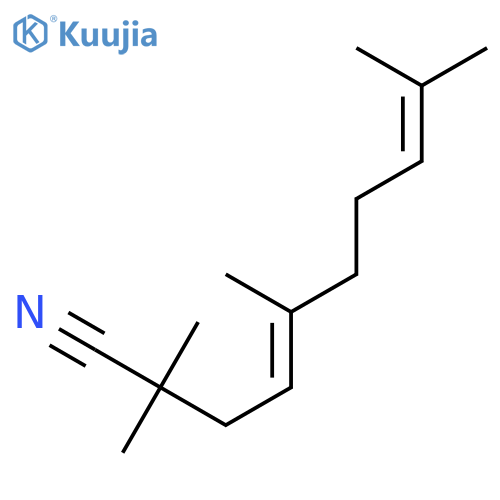 4,8-Decadienenitrile,2,2,5,9-tetramethyl- structure
