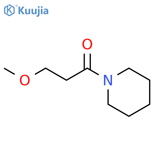 1-Propanone, 3-methoxy-1-(1-piperidinyl)- structure
