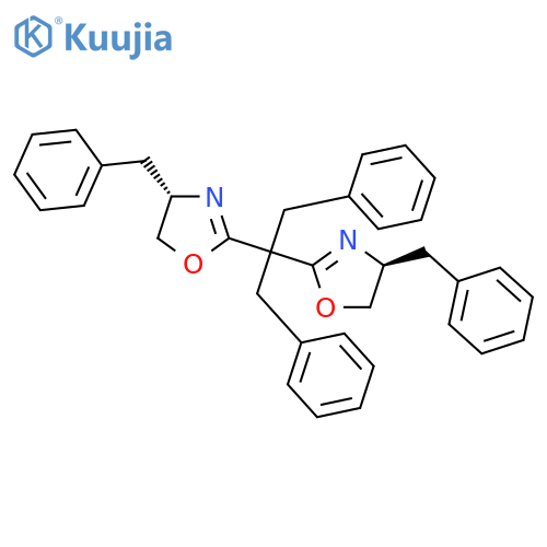 Oxazole, 2,2'-[2-phenyl-1-(phenylmethyl)ethylidene]bis[4,5-dihydro-4-(phenylmethyl)-, (4S,4'S)- structure