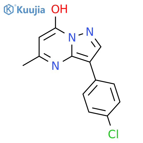 3-(4-chlorophenyl)-5-methylpyrazolo[1,5-a]pyrimidin-7-ol structure