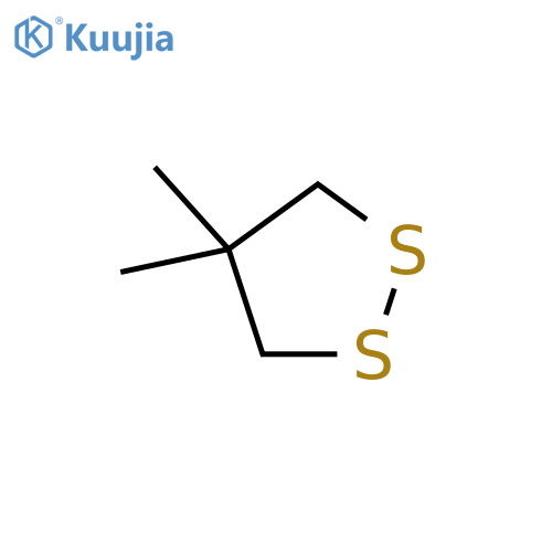 1,2-Dithiolane, 4,4-dimethyl- structure