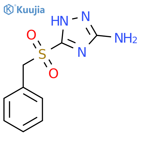 3-(Benzylsulfonyl)-1H-1,2,4-triazol-5-amine structure