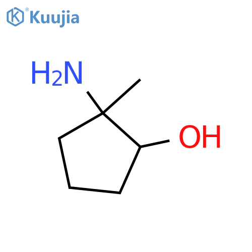 2-AMINO-2-METHYLCYCLOPENTAN-1-OL structure