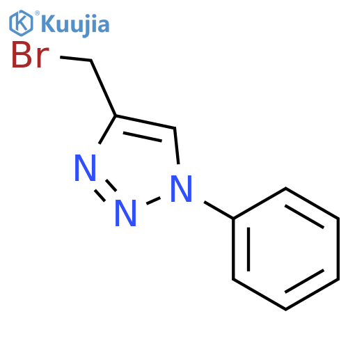 4-(Bromomethyl)-1-phenyl-1H-1,2,3-triazole structure