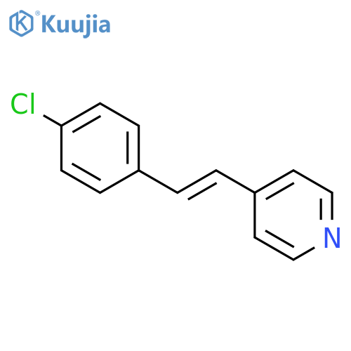 4-(1Z)-2-(4-Chlorophenyl)vinylpyridine structure