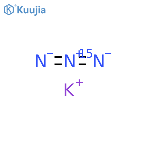 Potassium Azide-15N structure