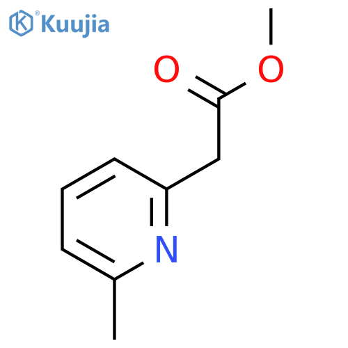 6-methyl-2-Pyridineacetic acid methyl ester structure