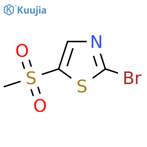 Thiazole, 2-bromo-5-(methylsulfonyl)- structure