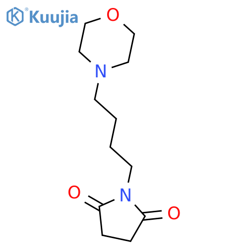 2,5-Pyrrolidinedione, 1-[4-(4-morpholinyl)butyl]- structure
