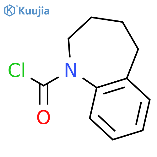 1H-1-Benzazepine-1-carbonyl chloride, 2,3,4,5-tetrahydro- (9CI) structure