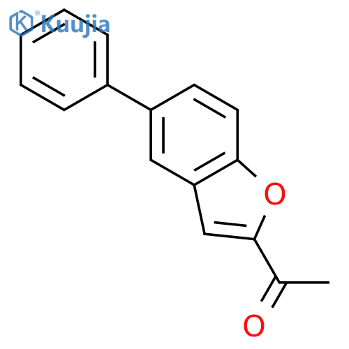 ETHANONE, 1-(5-PHENYL-2-BENZOFURANYL)- structure