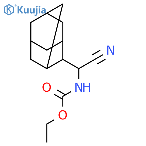 CARBAMIC ACID, (CYANOTRICYCLO[3.3.1.13,7]DEC-2-YLMETHYL)-, ETHYL ESTER structure