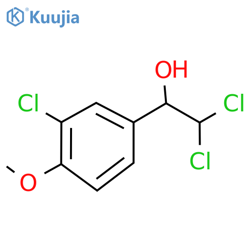 3-Chloro-α-(dichloromethyl)-4-methoxybenzenemethanol structure
