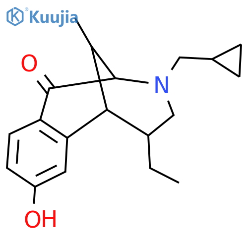 10-(Cyclopropylmethyl)-12-ethyl-4-hydroxy-13-methyl-10-azatricyclo[7.3.1.02,7]trideca-2(7),3,5-trien-8-one structure