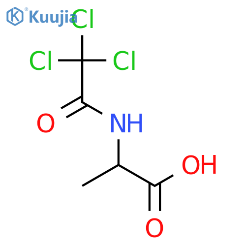 N-(2,2,2-Trichloroacetyl)alanine structure