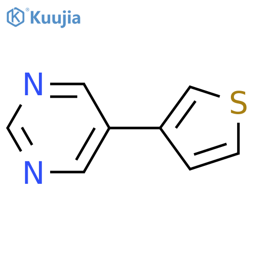 5-(thiophen-3-yl)pyriMidine structure
