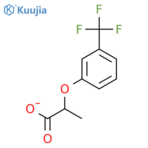 2-[3-(trifluoromethyl)phenoxy]propanoate structure
