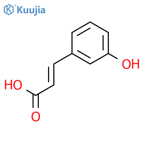 3-(3-Hydroxyphenyl)acrylic acid structure