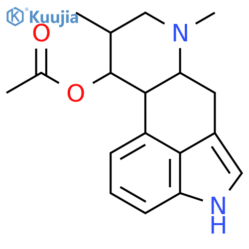 Ergolin-9-ol,6,8-dimethyl-, 9-acetate, (8b,9a)- structure