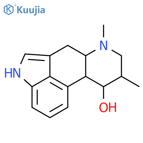 Ergolin-9-ol,6,8-dimethyl-, (8b,9a)- (9CI) structure