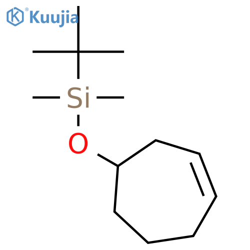 Silane, (3-cyclohepten-1-yloxy)(1,1-dimethylethyl)dimethyl- structure