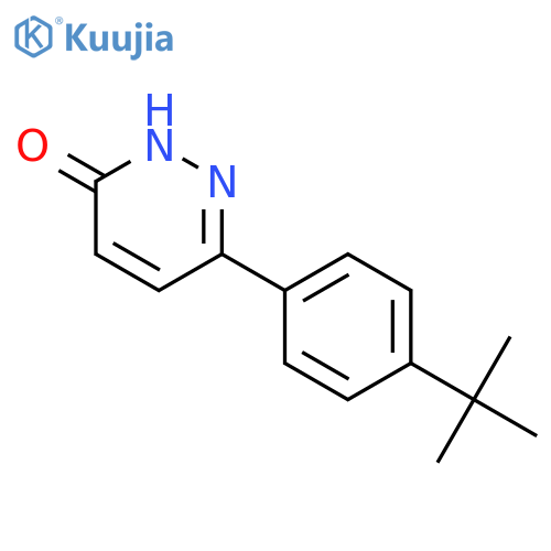 6-(4-(tert-butyl)phenyl)pyridazin-3(2H)-one structure