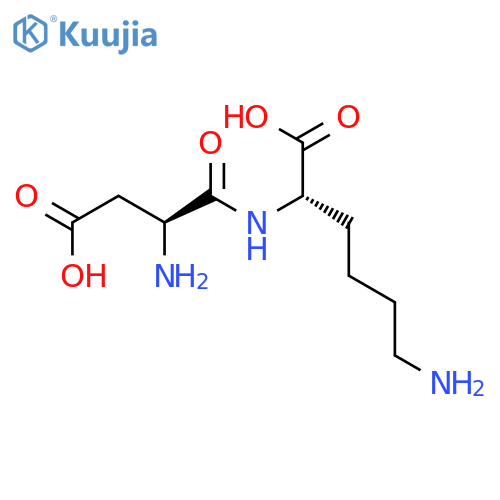H-ASP-LYS-OH structure