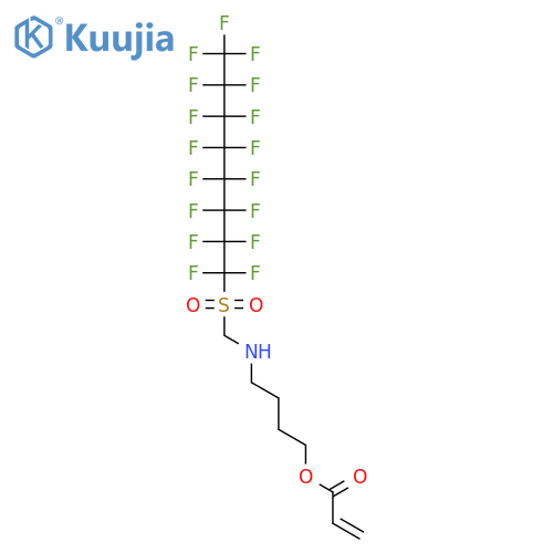 2-Propenoic acid,4-[[(1,1,2,2,3,3,4,4,5,5,6,6,7,7,8,8,8-heptadecafluorooctyl)sulfonyl]methylamino]butylester structure