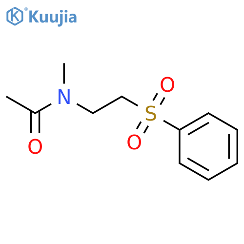 Acetamide, N-methyl-N-[2-(phenylsulfonyl)ethyl]- structure
