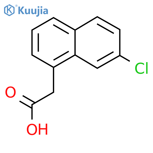7-Chloronaphthalene-1-acetic acid structure