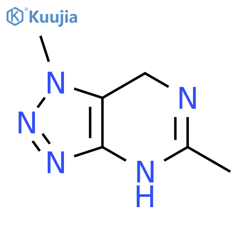 1H-1,2,3-Triazolo[4,5-d]pyrimidine,4,7-dihydro-1,5-dimethyl- structure