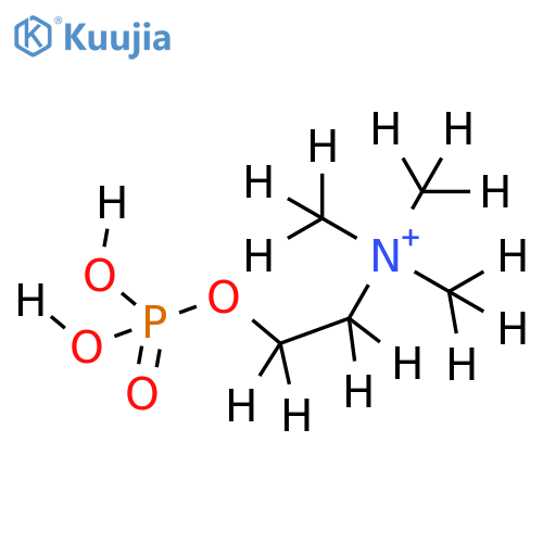 Trimethyl-(2-phosphonooxy-aethyl)-ammonium; Hydroxid structure