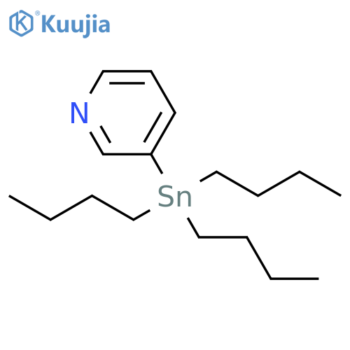 tributyl(3-pyridyl)stannane structure