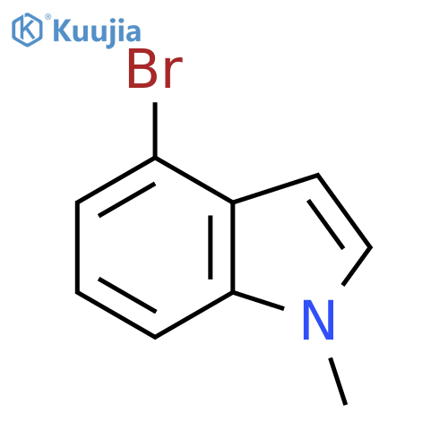 4-Bromo-1-methyl-1H-indole structure