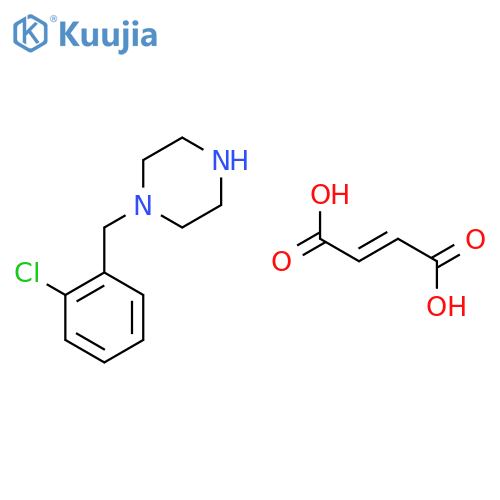 1-(2-chlorobenzyl)piperazine (2E)-but-2-enedioate structure