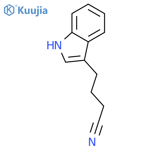 4-(1H-indol-3-yl)butanenitrile structure